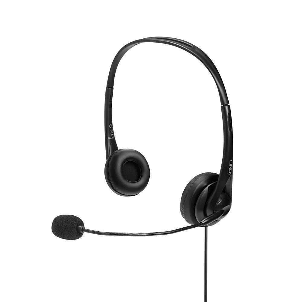 Lindy Auriculares Estereo Usb-A Con Microfono