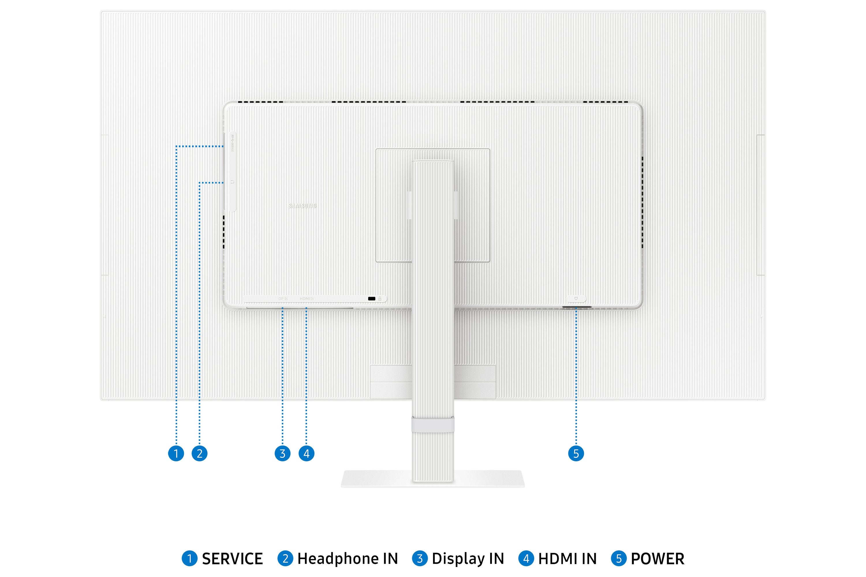 Monitor Samsung Ls32d701eauxen 32" 3840x2160 350cd M2 60hz Hdmi Dp