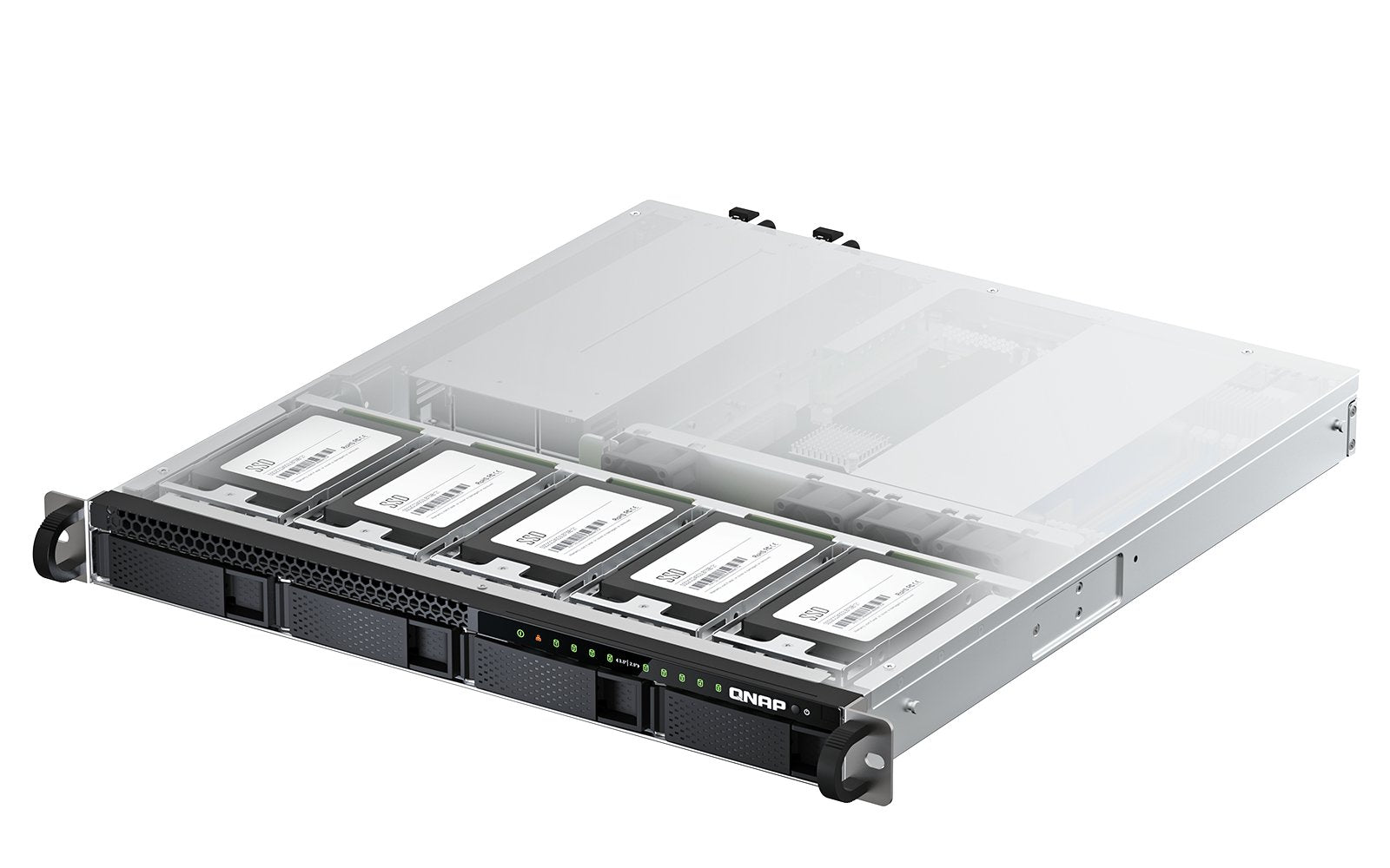 EAN 4711103082300 - QNAP TS-h987XU-RP NAS Bastidor (1U) Intel Xeon E E-2334 16 GB DDR4 QuTS hero Negro, Plata imagen 6