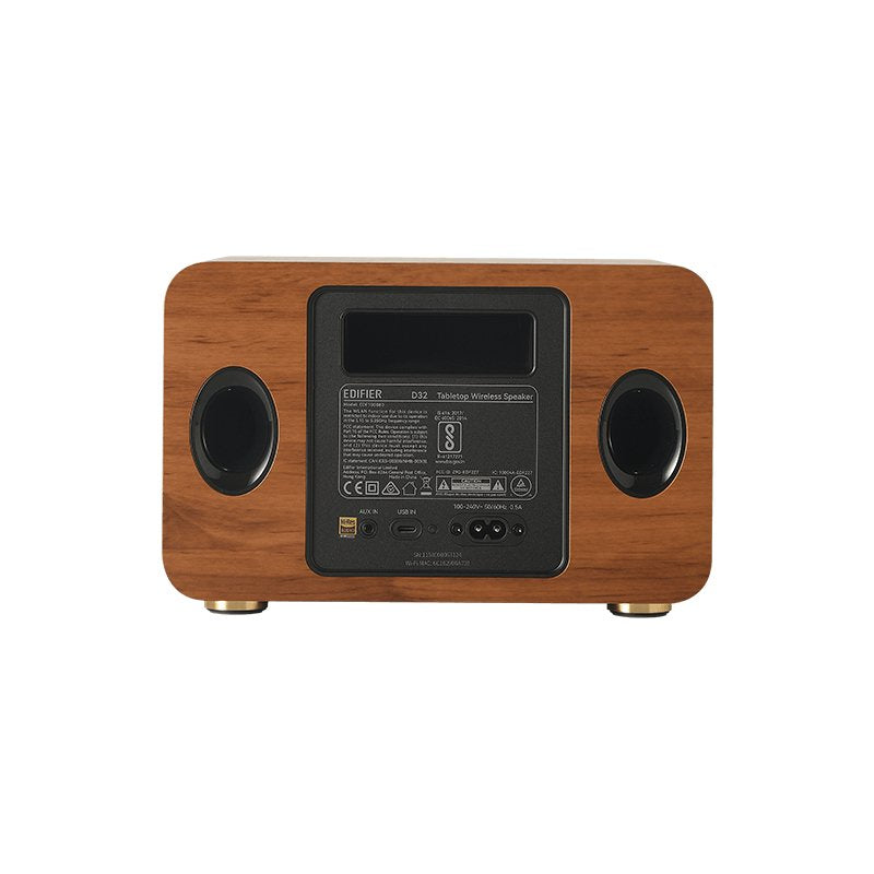 Edifier D32 Multiroom-Fähiger Wifi Speaker Bluetooth Holz Retail