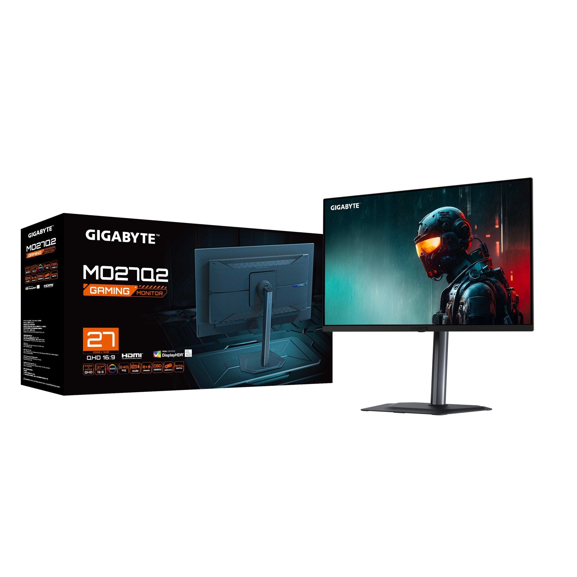 EAN 4719331862657 - GIGABYTE MO27Q2 pantalla para PC 68,6 cm (27") 2560 x 1440 Pixeles Quad HD Negro imagen 6