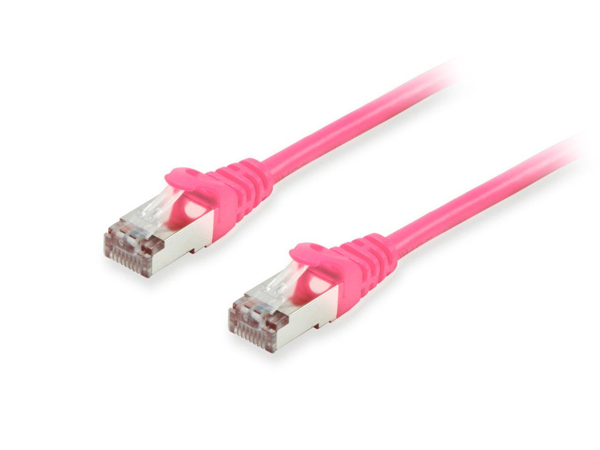 Equip Cable De Red Cat6a S Ftp 2xrj45 5.00m Rosa Lszh