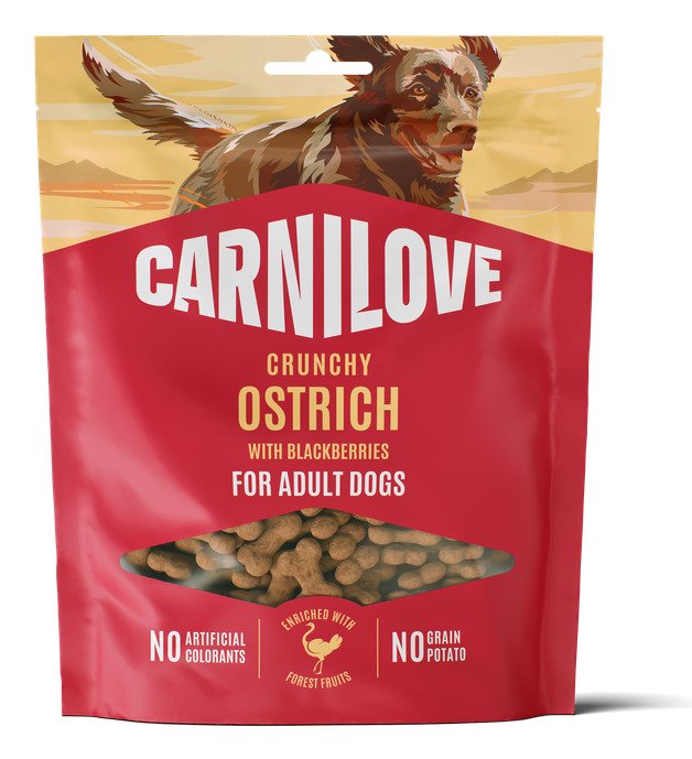 EAN 8595602582587 - CARNILOVE 103100796 premio y golosina para perro y gato Snacks Avestruz 200 g imagen 1