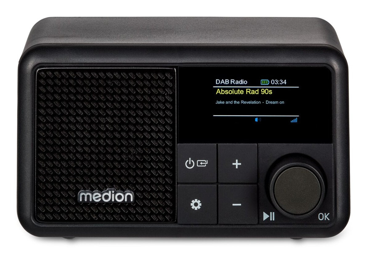 Medion Life® S66822 Tragbares Dab+ Radio Schwarz