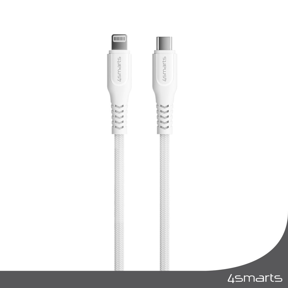 EAN 4252011905928 - 4smarts 465592 cable de conector Lightning 1,5 m Plata, Blanco imagen 3