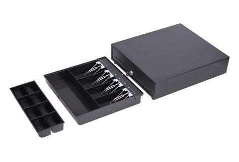 410 Mm Cash Drawer 4b/8c W/Manual Button
