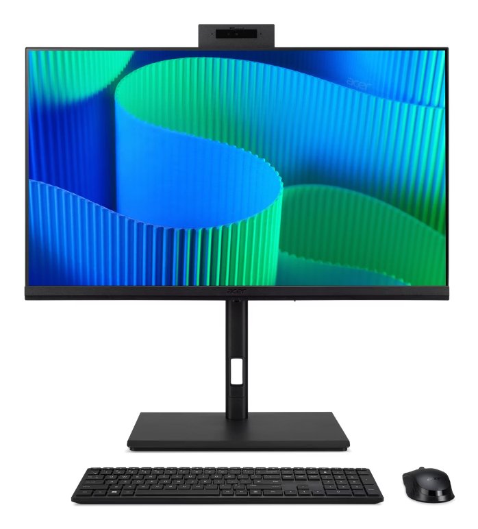All In One Acer Veriton Z4 Vz4727gt I5-14500 / Hasta 5 Ghz Ram 16 Gb Ssd 512 Gb Uhd Graphics 770 Gigabit Ethernet Ieee 802.11ax (Wi-Fi 6e) Bluetooth 5.3 Win 11 Pro Monitor: Led 27" 1920 X 1080 (Full Hd) Negro
