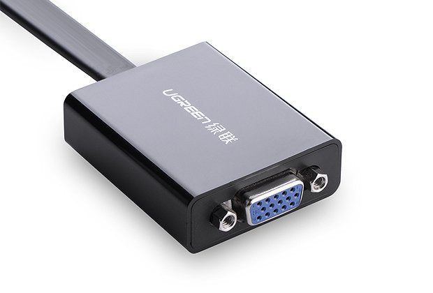 Ugreen 40248 Adaptador De Cable De Vídeo 0,16 M Vga (D-Sub) Hdmi + Micro-Usb Negro