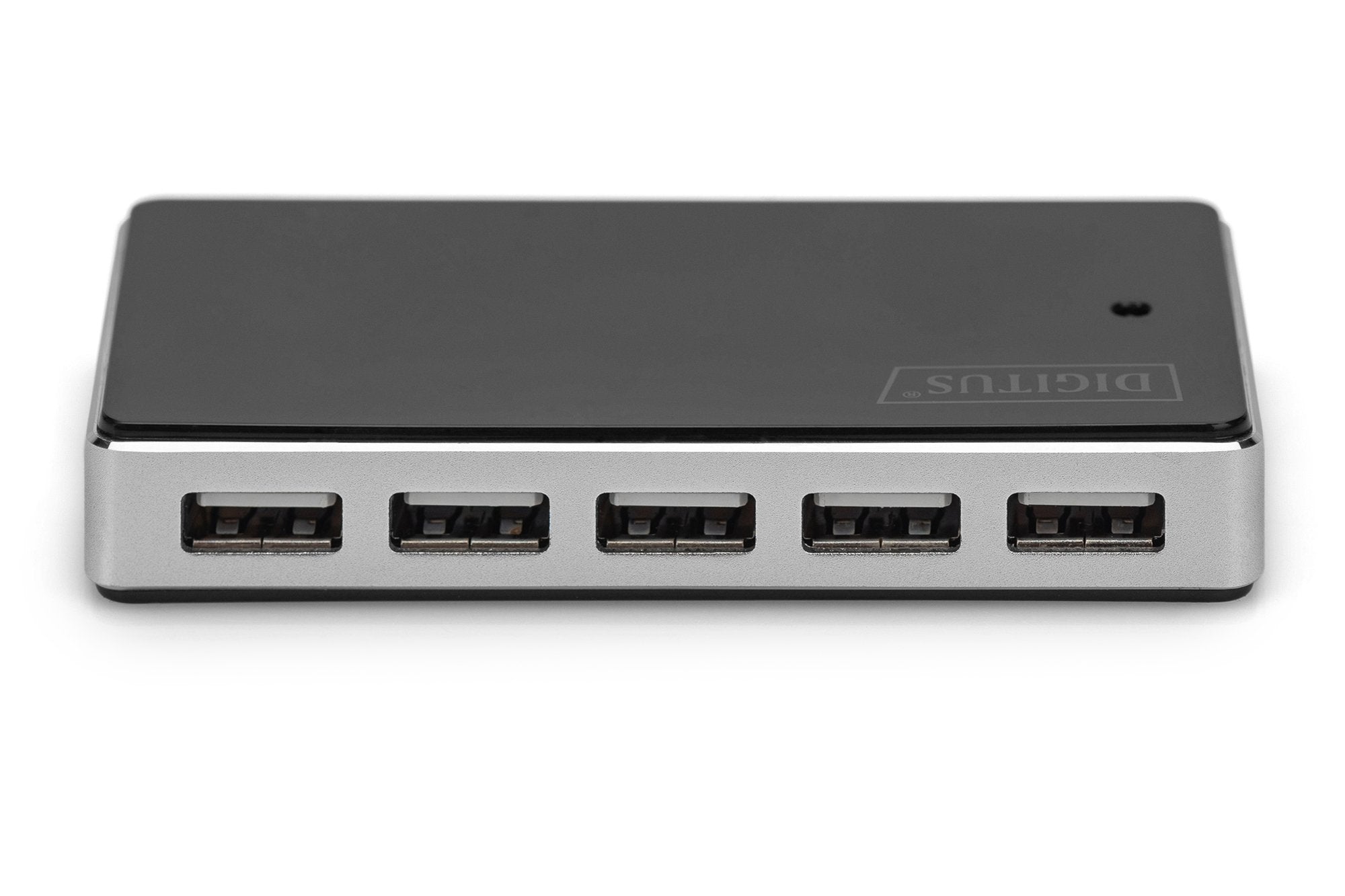 EAN 4016032331445 - Digitus DA-70229 hub de interfaz 480 Mbit/s Negro, Plata imagen 4