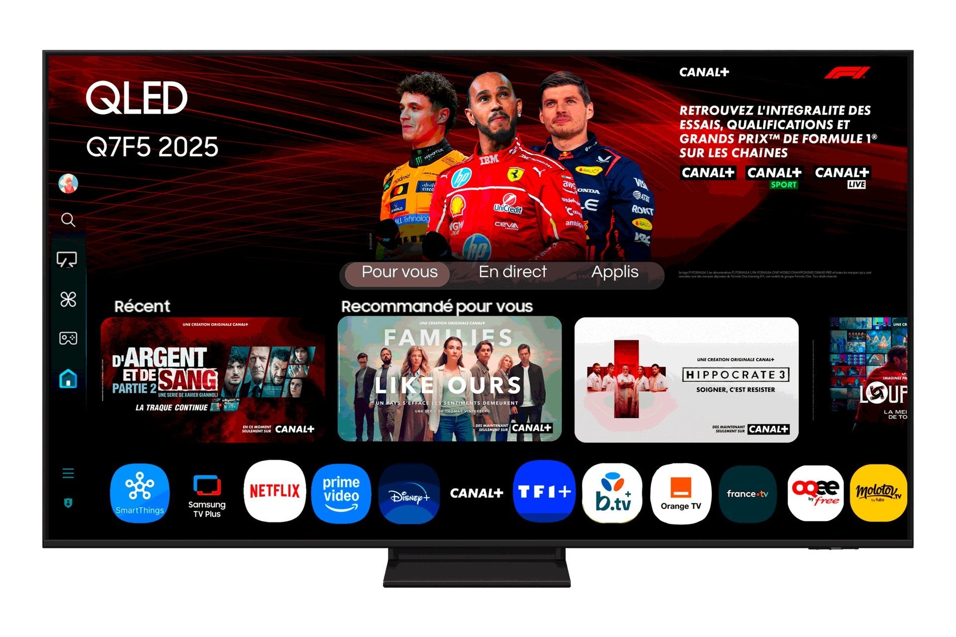 Televisor Samsung Qled Q7f5 Tq65q7f5au 65' Ultra Hd 4k Smart Tv Wifi