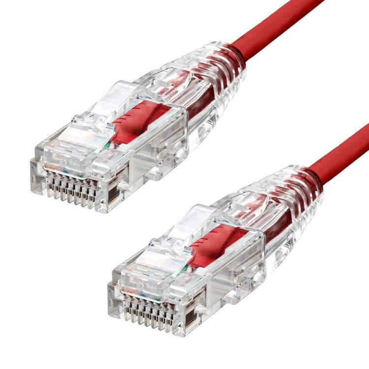 Proxtend Slim U/Utp Cat6 Lszh Awg 28 Red 5m