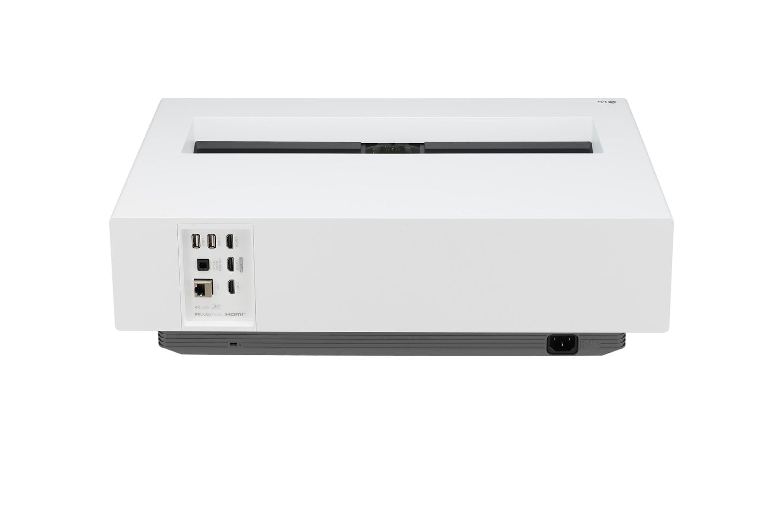 Proyector Láser Lg Cinebeam Hu715qw 2500 Lúmenes 4k Uhd Hdmi-Usb-Bluetooth-Rj45 Wifi Smart Tv Blanco Y Gris