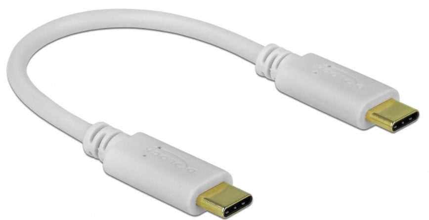 Delock Usb Tipo-C Cable De Carga 15 Cm Pd 100 W Con E-Marker