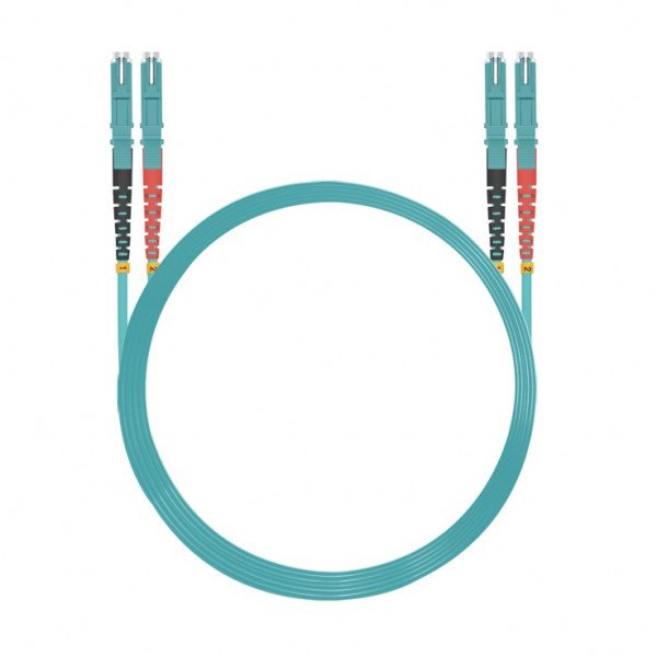 Helos Lwl Cable De Red E2000®/E2000® (Lsh) Duplex 50/125?M Om3 Aqua 3,0m