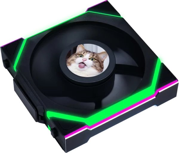 EAN 4718466016836 - Lian Li UNI FAN SL Wireless LCD 120 Reverse Blade Carcasa del ordenador Ventilador 12 cm Negro 3 pieza(s) imagen 4
