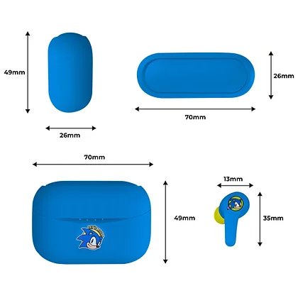 EAN 5055371624497 - OTL Technologies SEGA Sonic the Hedgehog Auriculares Inalámbrico Dentro de oído Llamadas/Música Bluetooth imagen 12