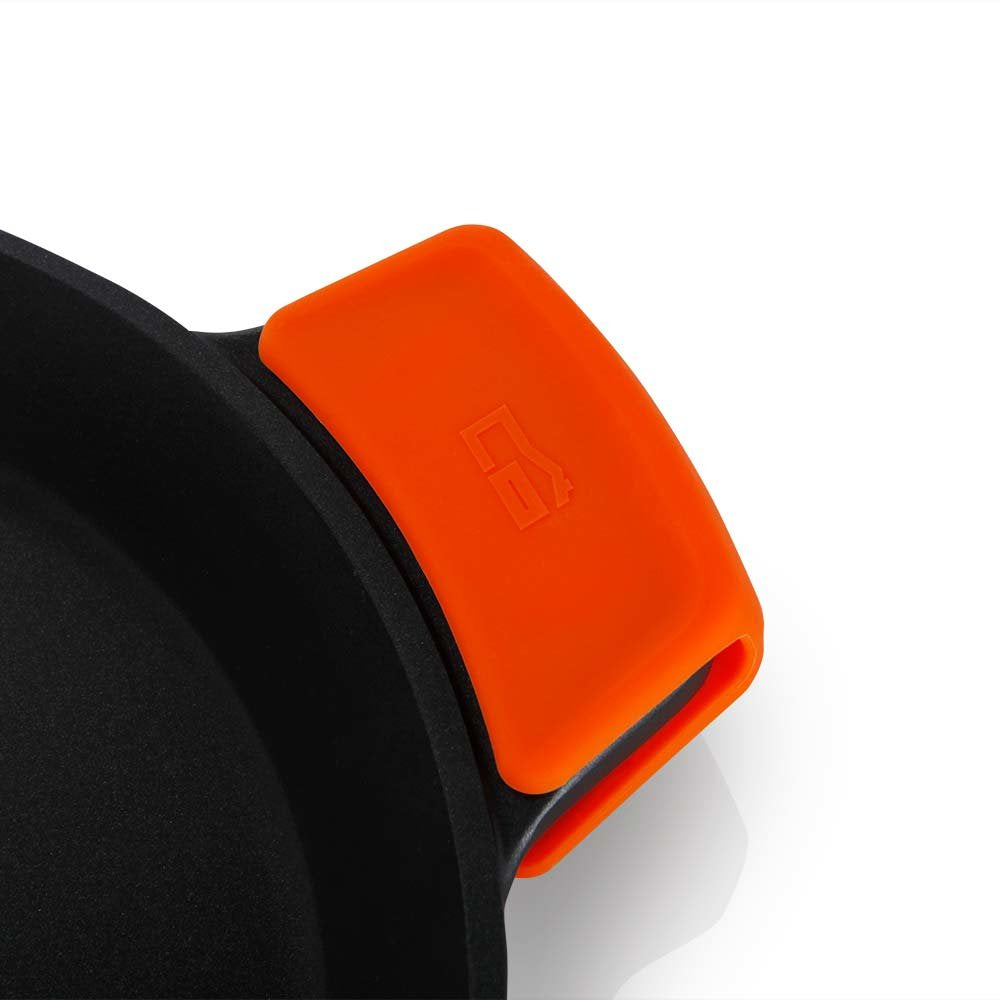 Orbegozo Pda Paellera De Aluminio Fundido - Versatilidad Y Seguridad En La Cocina - Asas De Silicona - Antiadherente