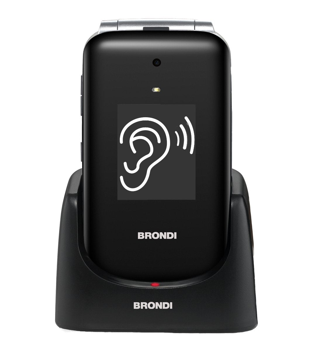 EAN 8015908770902 - Brondi Amico Supervoice 7,11 cm (2.8") Negro Teléfono para personas mayores imagen 1