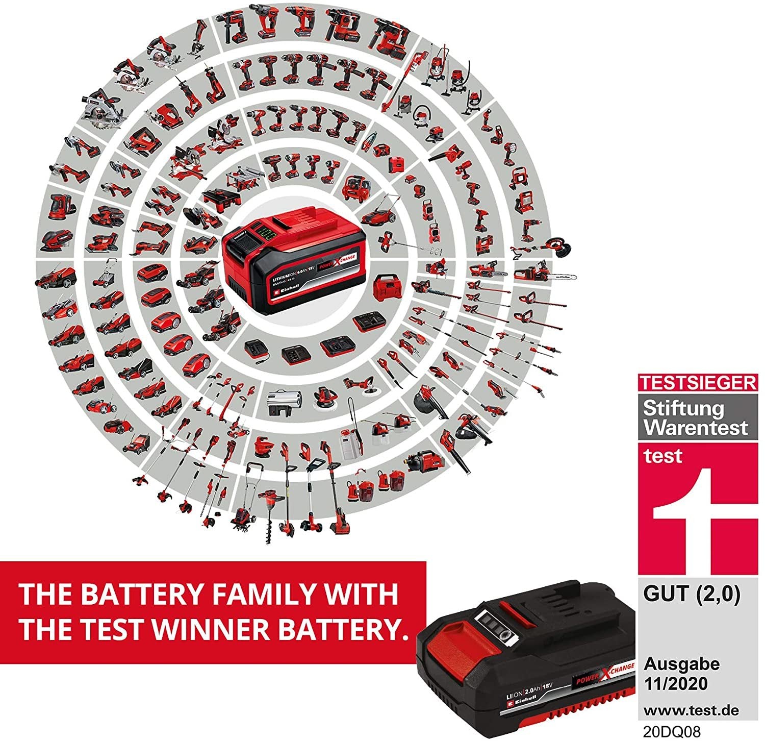 EAN 4006825649208 - Einhell 4513939 destornillador eléctrico y llave de impacto Rojo imagen 2