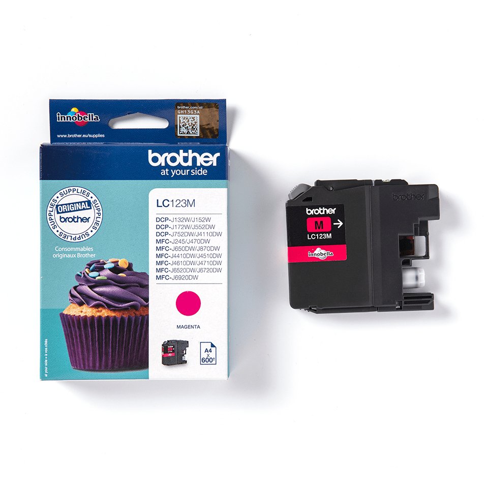 EAN 4977766713917 - Brother LC123M cartucho de tinta 1 pieza(s) Original Magenta imagen 3