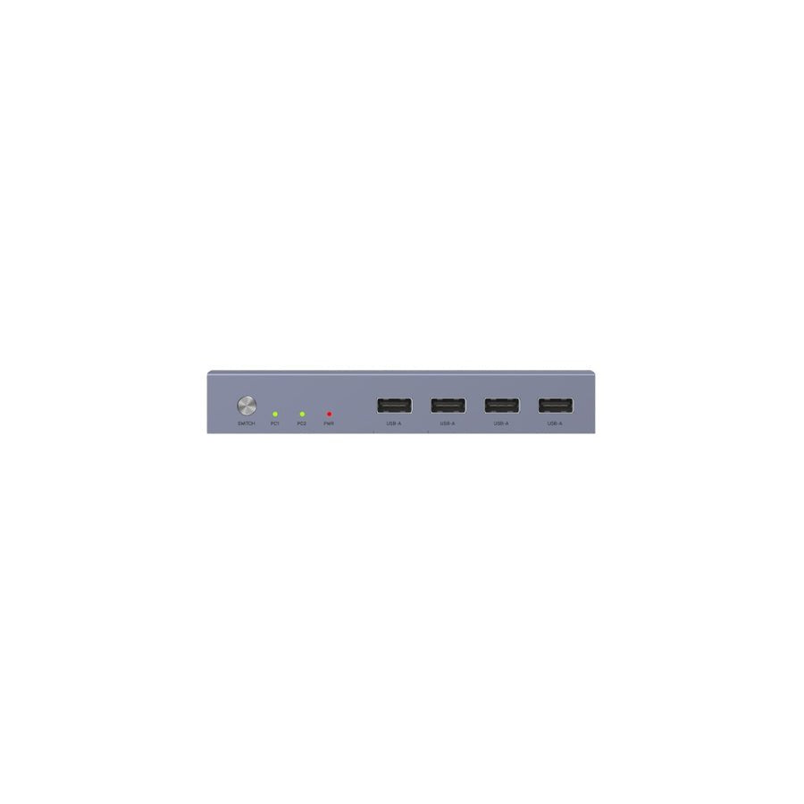 EAN 4894160048301 - UNITEK V307A interruptor KVM Gris imagen 3