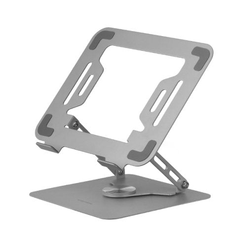 Soporte Sobremesa Para Portatil/Tablet Giratorio Blanco Mars Gaming Hasta 17''/ Regulable En Altura, Inclinación Y Rotación/ Peso Máximo 5kg