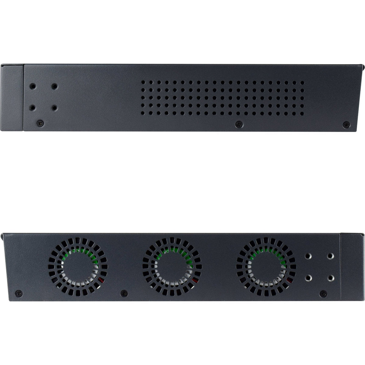 Switch De Red Inline Poe+ Gigabit 24 Puertos, 1gbit/S, 2x Sfp, 48,26cm (19", Soportes Incluidos), Metal, Control De Ventilador, Con Pantalla, 420w