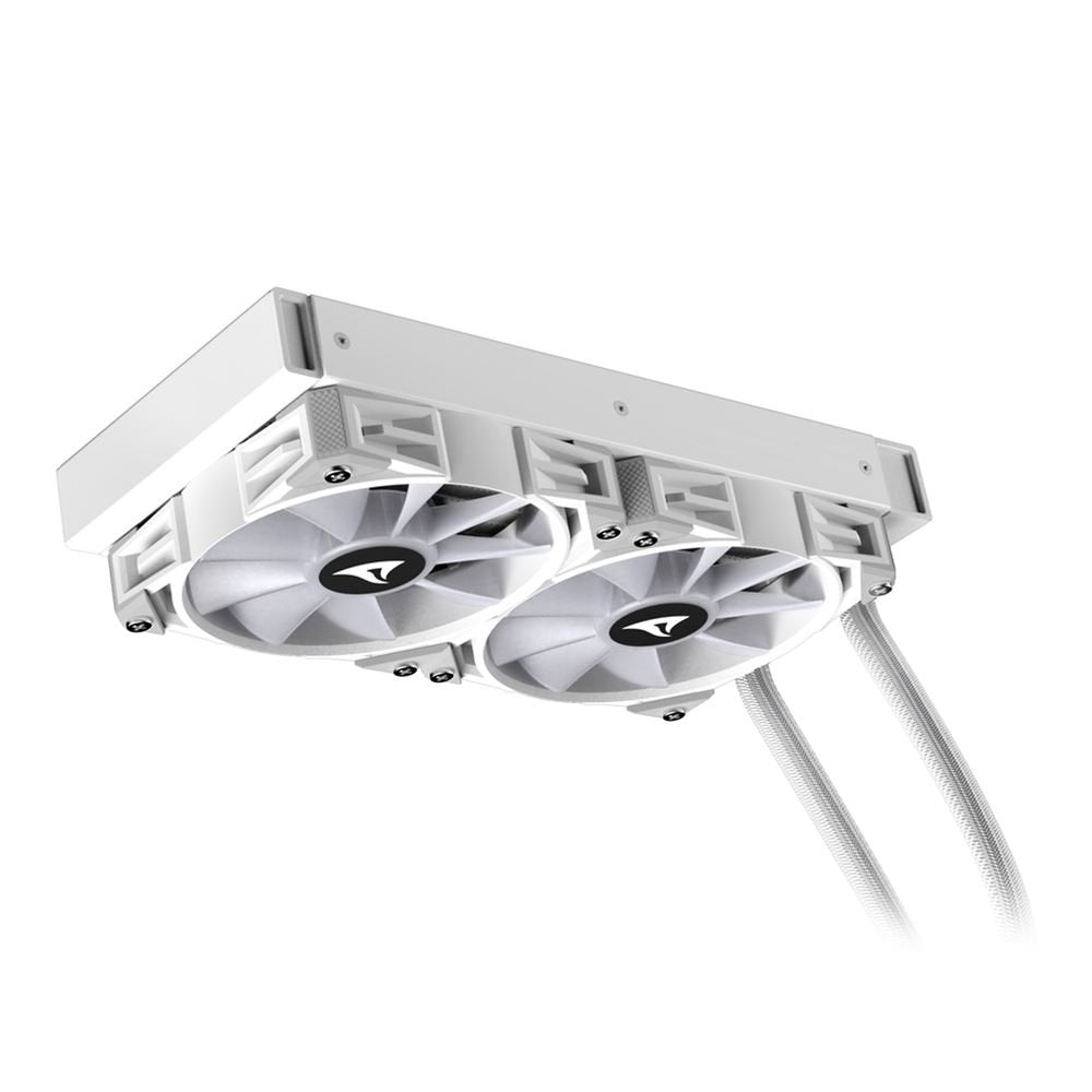 EAN 4044951038602 - Sharkoon S80 RGB Carcasa del ordenador, Procesador Sistema de refrigeración líquida todo en uno 12 cm Bla imagen 10