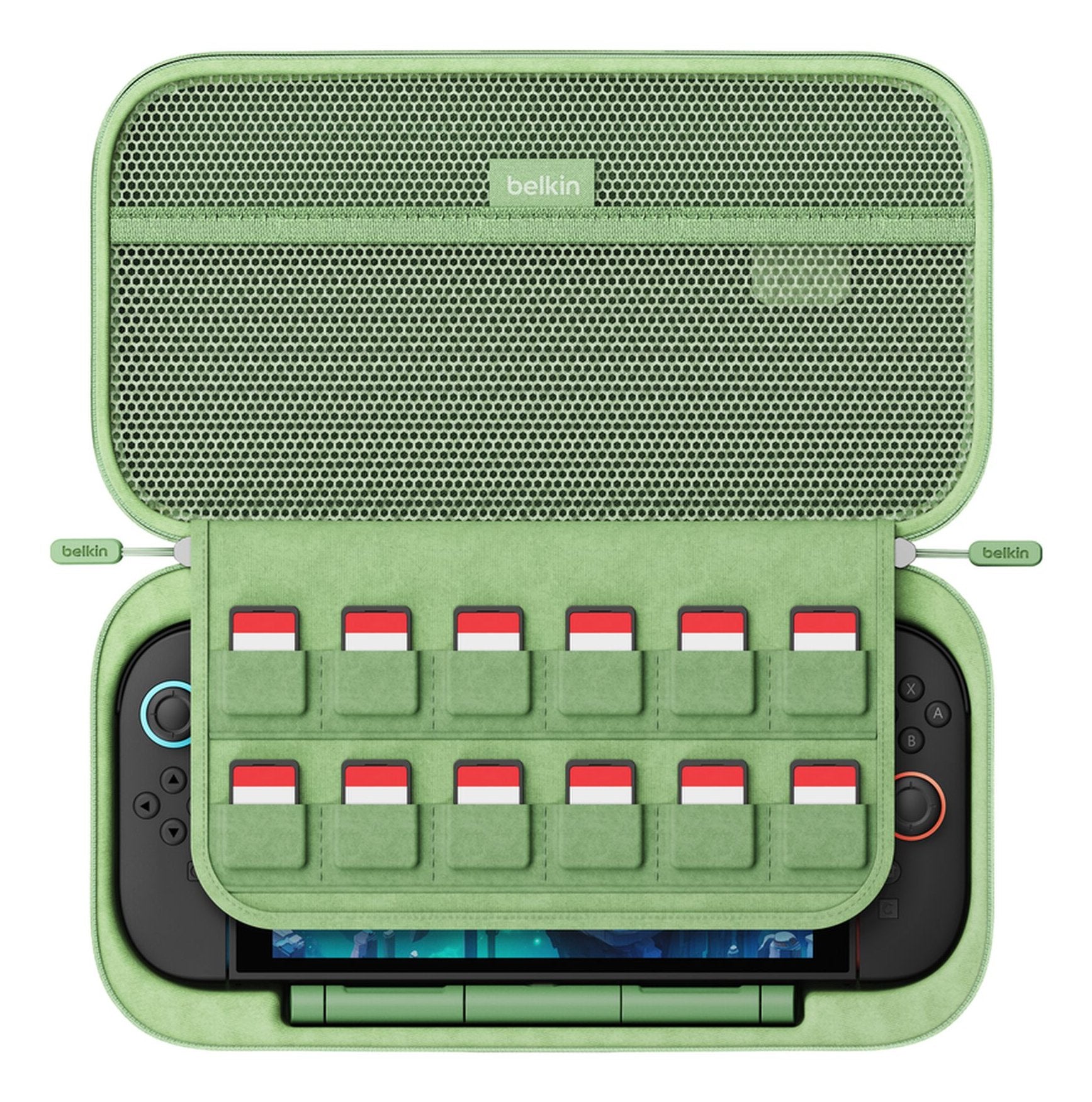 EAN 0745883925520 - Belkin ENA003HQSE funda para consola portátil Bolsa de transporte Nintendo Verde imagen 8