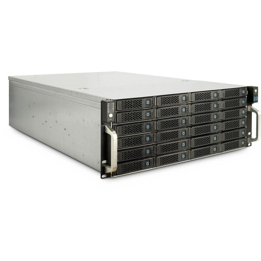 Inter-Tech 4u-4736, Servidor De Vivienda Negro