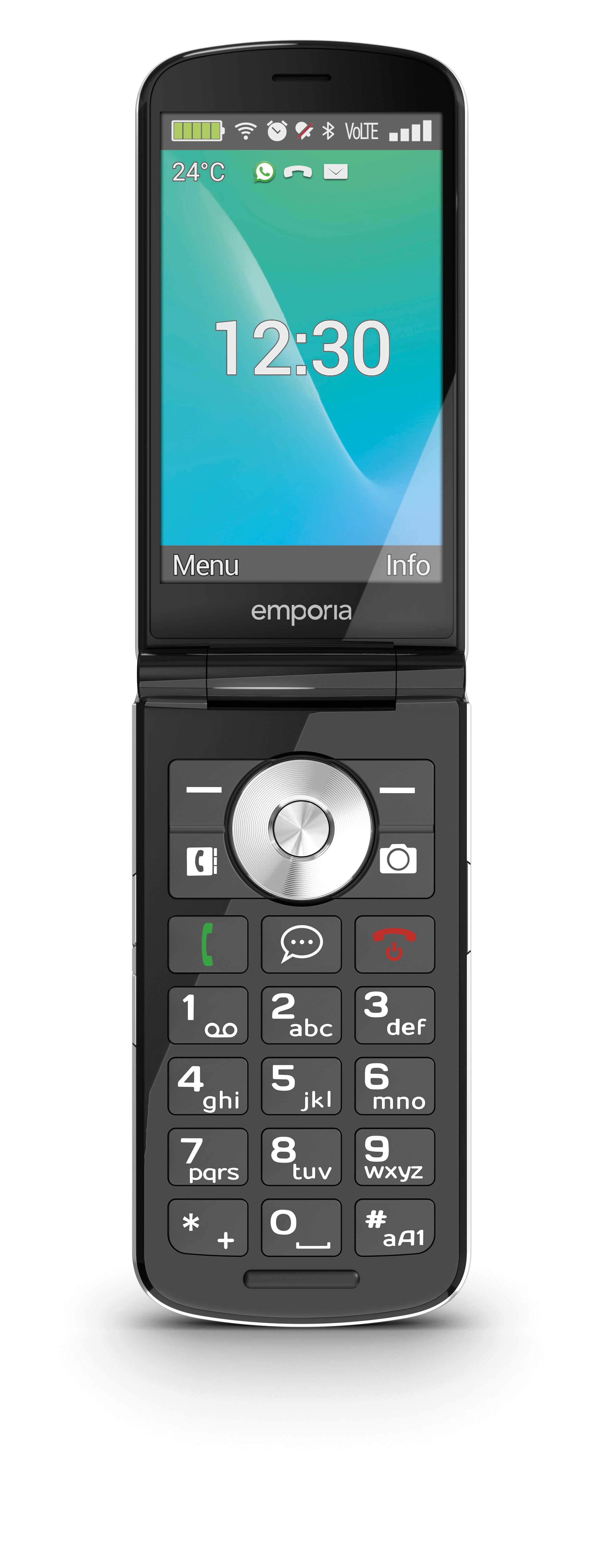 EAN 9005613168780 - Emporia emporiaTOUCHsmart.3 8,81 cm (3.47") 150 g Negro Teléfono para personas mayores imagen 15