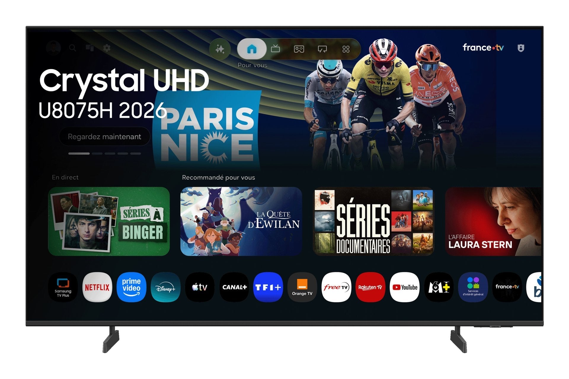 Tv Samsung 55" Crystal Uhd U8075h