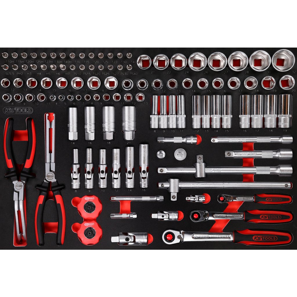Ks Tools 811.0111 - Juego De Llaves De Vaso - 111 Cabeza/Koepfe