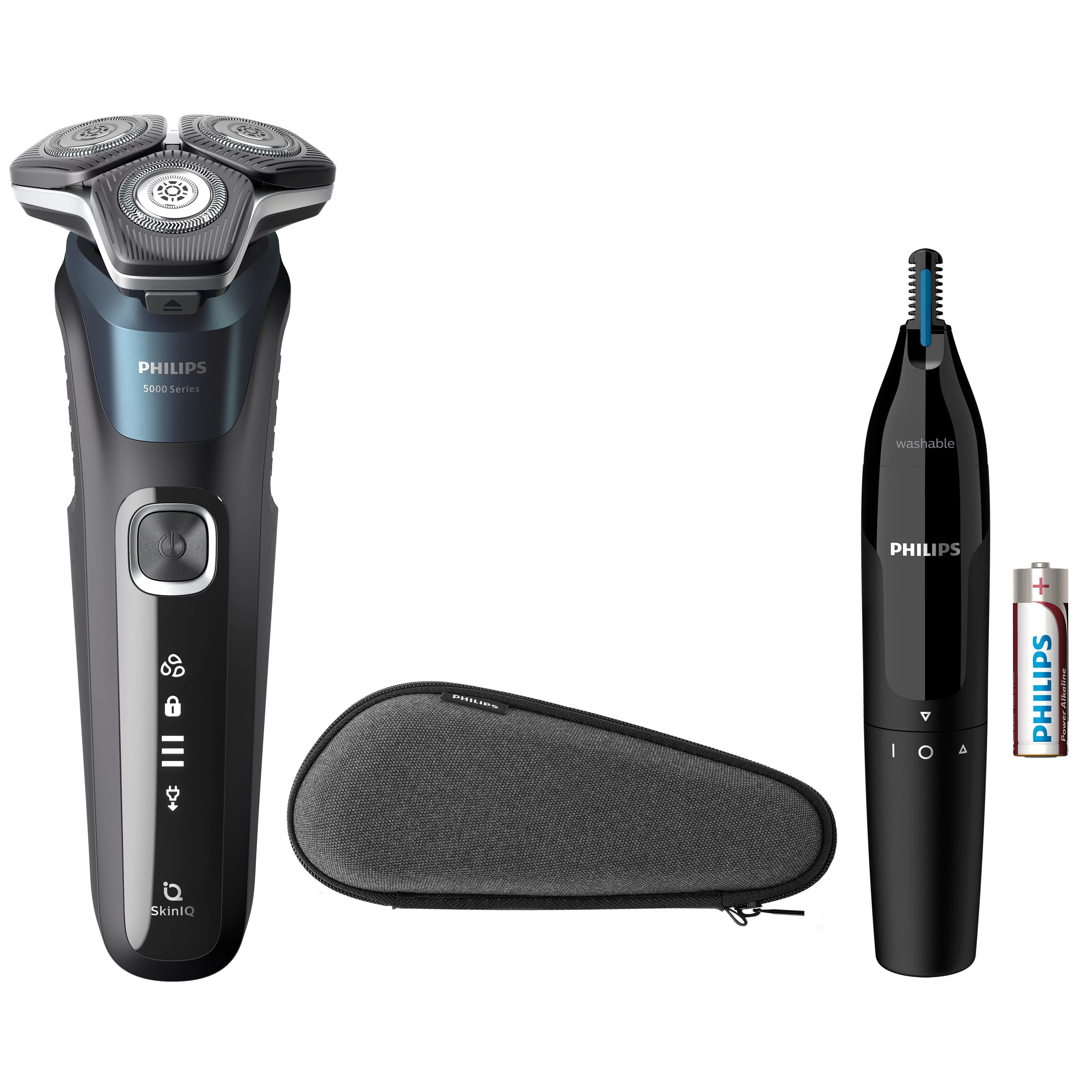EAN 8720689008051 - Philips SHAVER Series 5000 S5889/11 afeitadora Máquina de afeitar de rotación Recortadora Negro imagen 4
