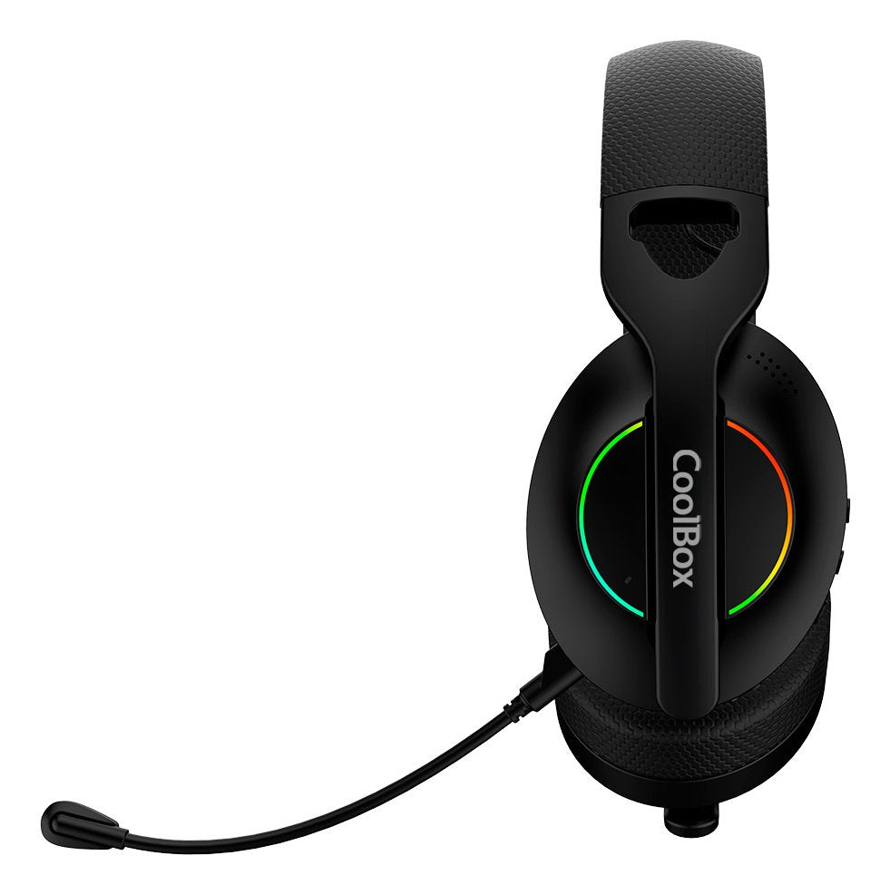EAN 8436624420108 - CoolBox WB01 RGB Inalámbrico y alámbrico Diadema Juego USB Tipo C Bluetooth imagen 2