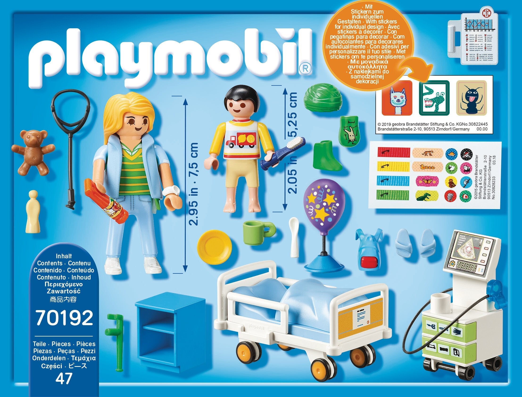 Playmobil Ciudad Hospital Sala Hospital Infantil