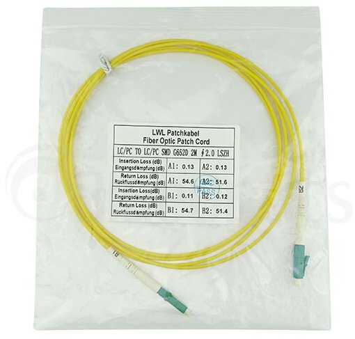 Blueoptics Sfp2121bu30mm Cable De Fibra Optica 30 M Lc/Apc G.657.A1 Amarillo