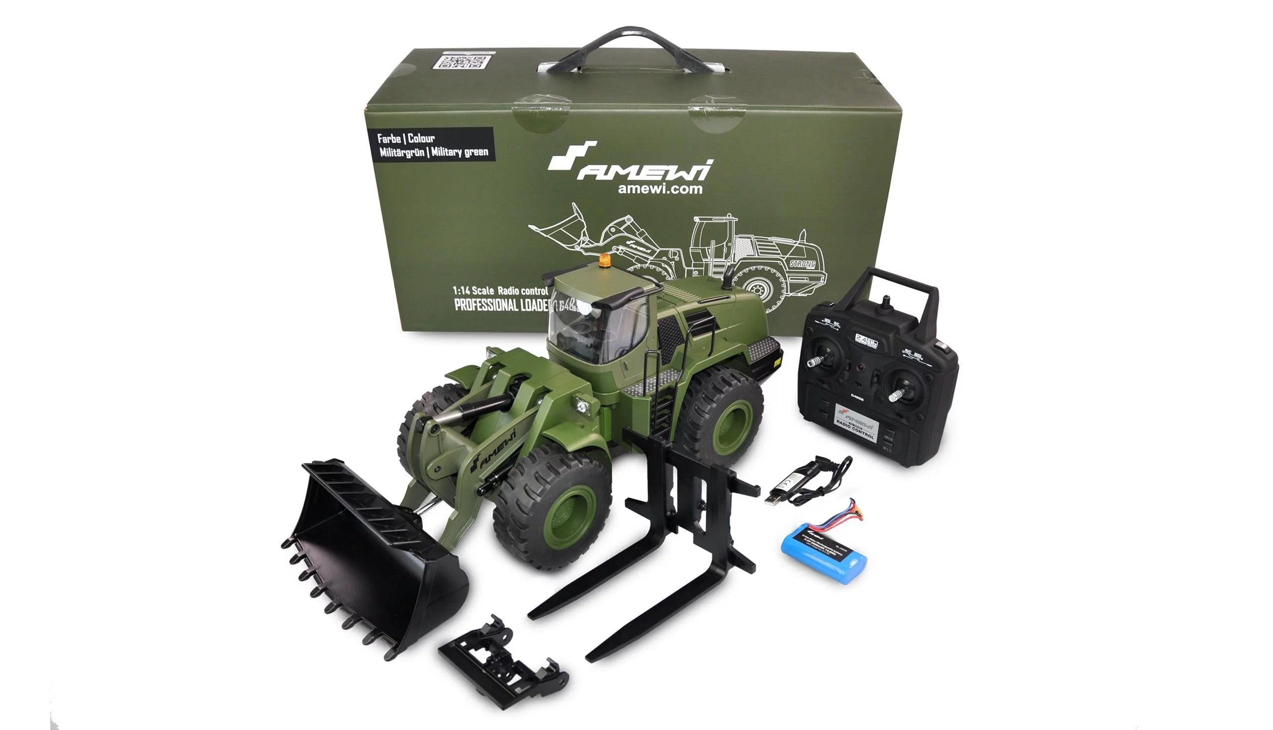 EAN 4260677955300 - Amewi 22534 modelo controlado por radio Pala delantera 1:14 imagen 8