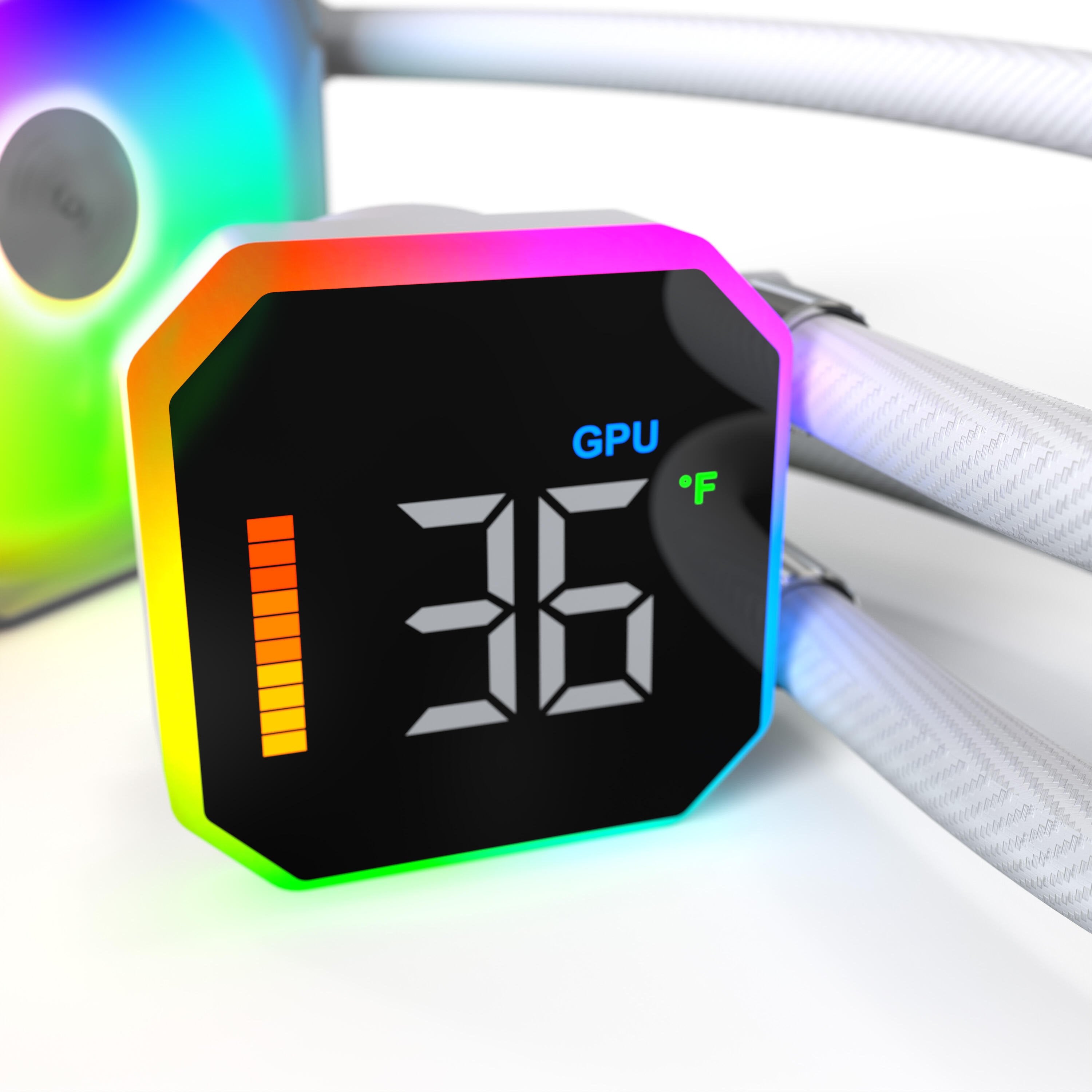 EAN 4710562741728 - Montech HyperFlow Digital 240 Procesador Sistema de refrigeración líquida todo en uno 12 cm Blanco 1 piez imagen 6