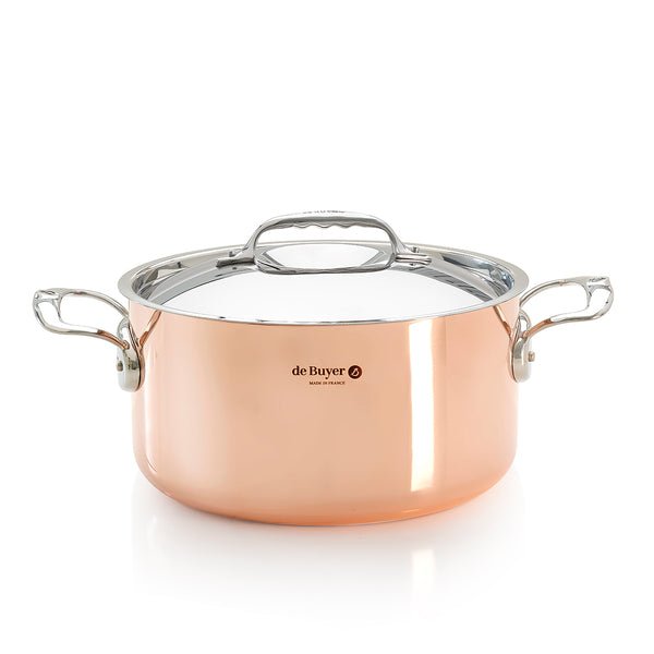 De Buyer Prima Matera Olla Copper/Steel 28 Cm Induccion