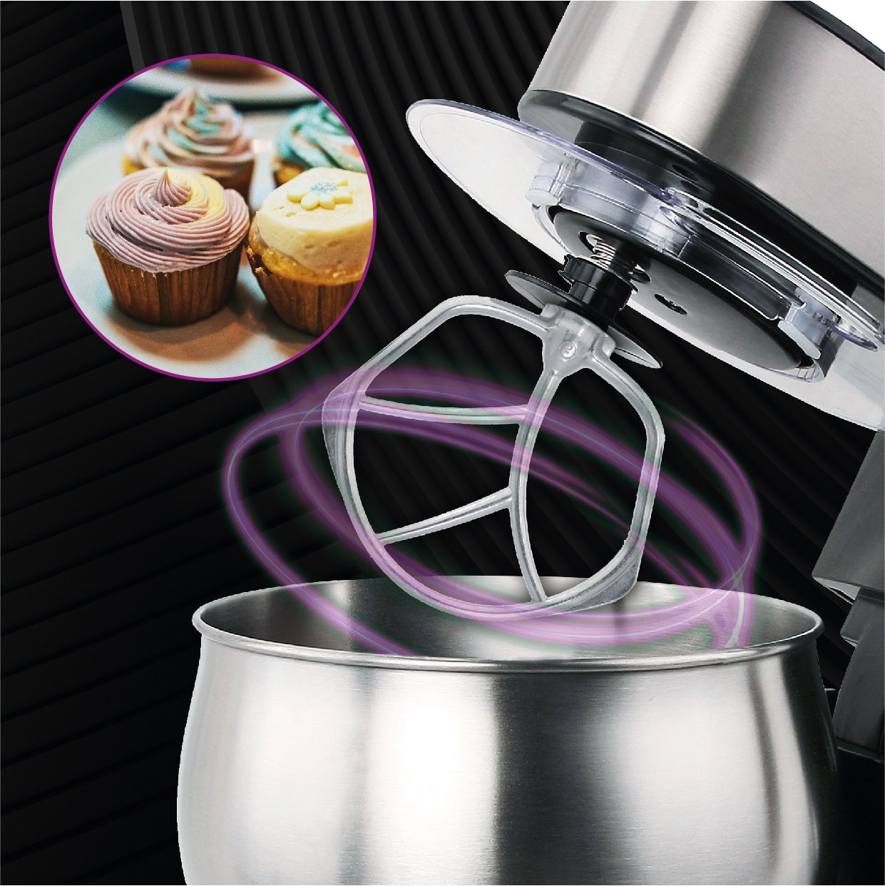 EAN 5903887803076 - Camry Premium CR 4223 robot de cocina 2000 W 5 L Plata imagen 5