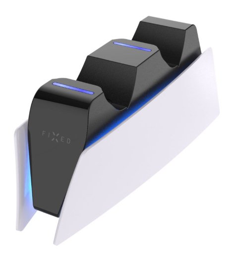 Fixed Dual Charger Stand For Ps5 Controller, Negro And White