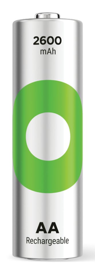 Batería 1x4 Gp Recyko Nimh Aa 2600mah, Alta Capacidad