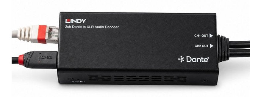 2ch Dante To Xlr Audio Decoder
