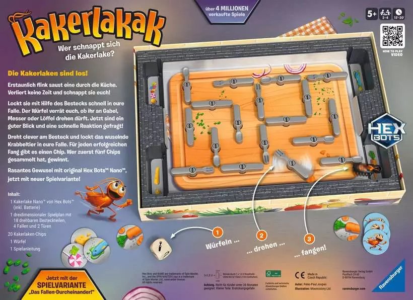 Ravensburger Kakerlakak, Juego De Mesa 20800