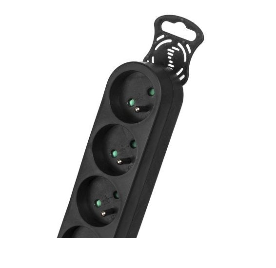 EAN 5902211110705 - Maclean MCE225 base múltiple 1,5 m 6 salidas AC Interior Negro imagen 4