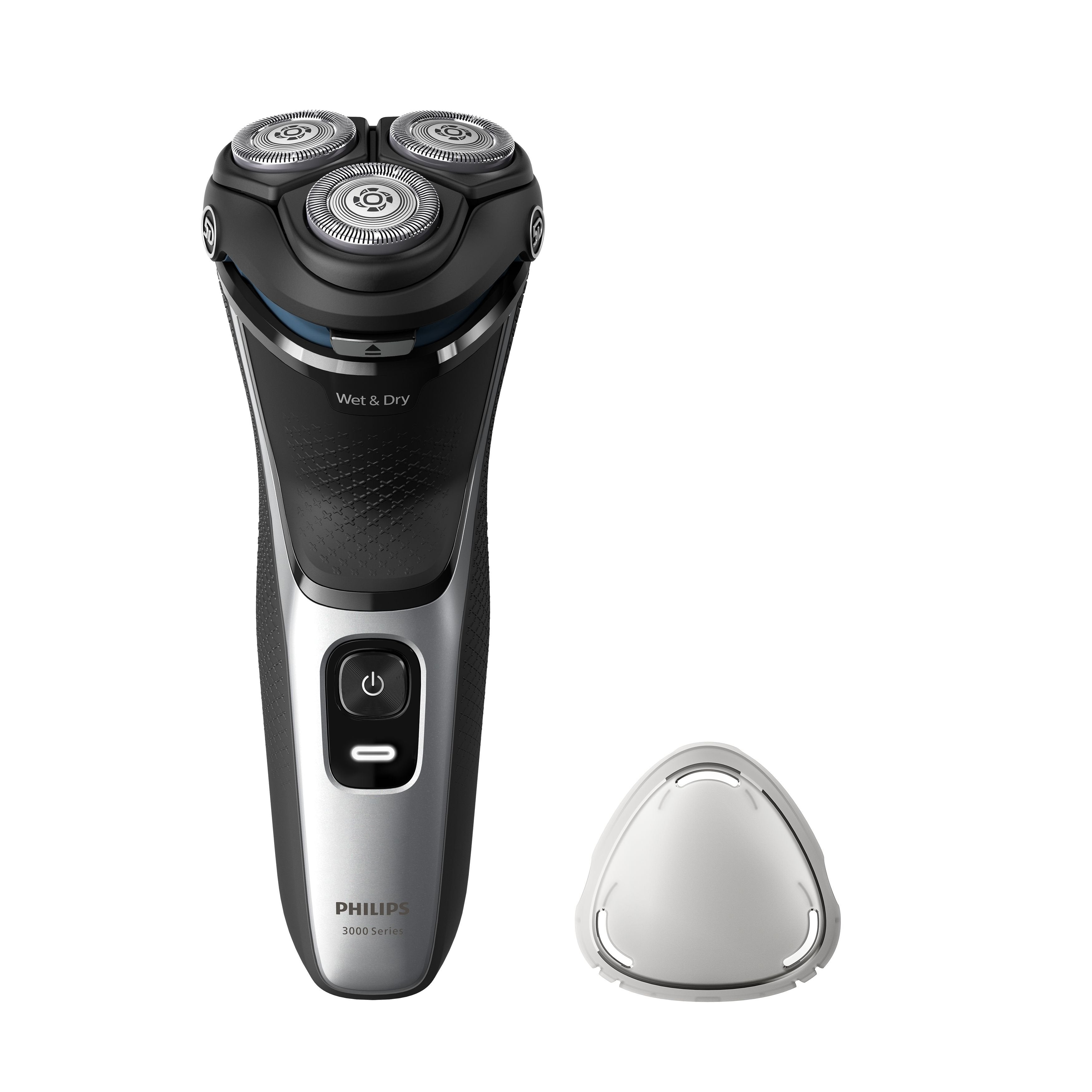 EAN 8720689018531 - Philips 3000 series S3143/00 afeitadora Máquina de afeitar de rotación Recortadora Negro, Plata imagen 2