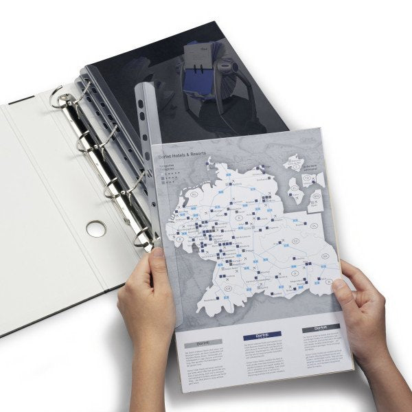 Durable Vaina De Sujecion A4 Perforacion Universal -50ud-