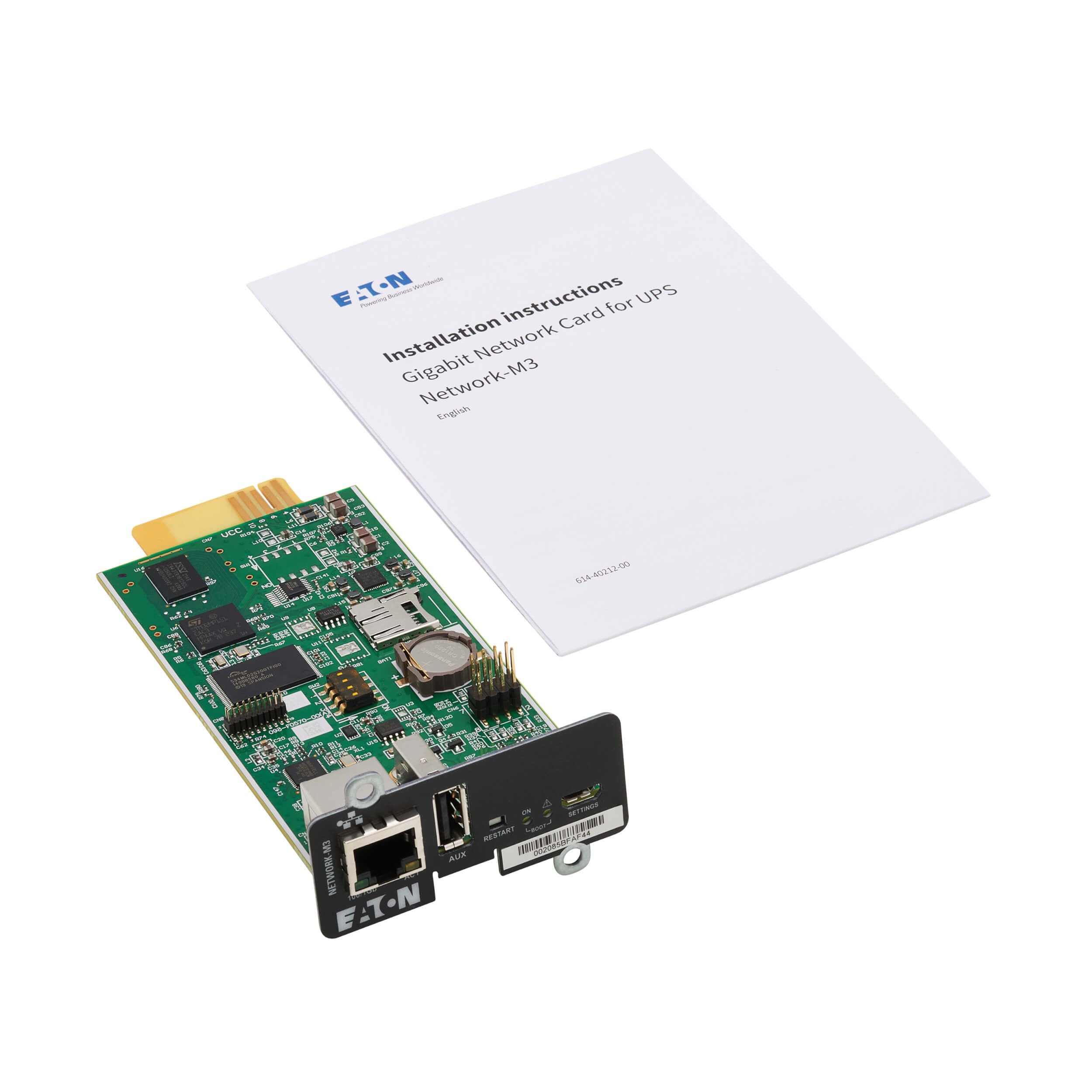 Eaton Network-M3 Adaptador Y Tarjeta De Red Interno Ethernet 1000 Mbit/S