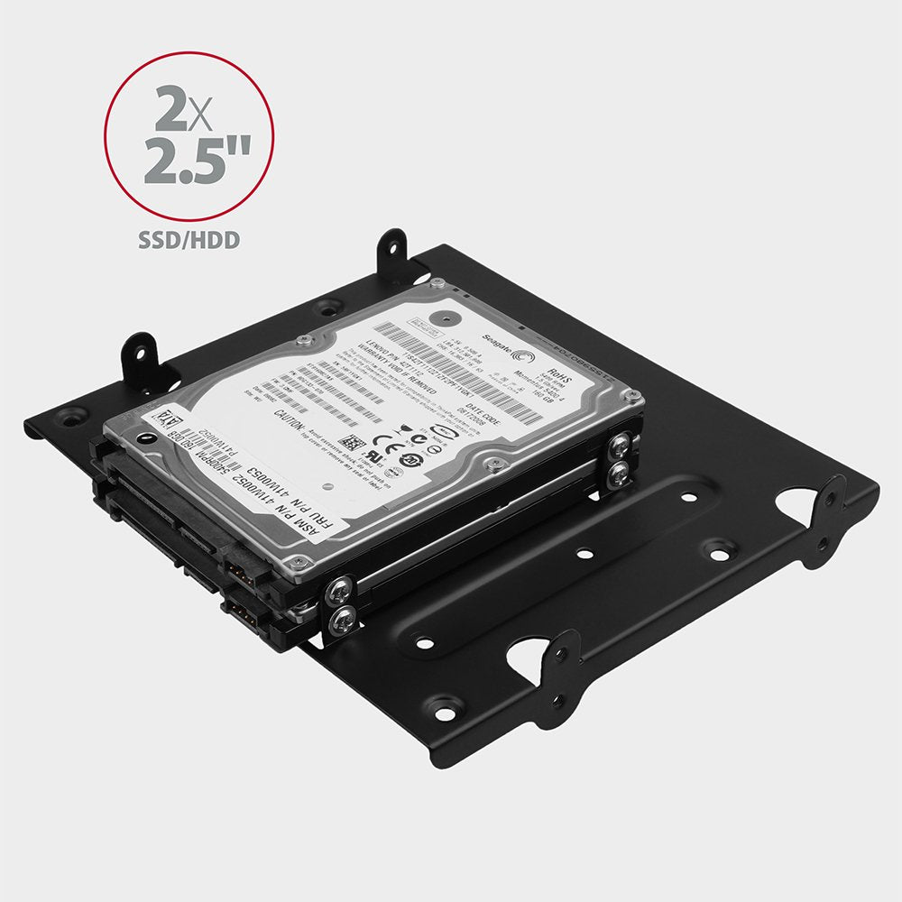 Axagon Rhd-435, Marco De Metal Para 4x 2.5 O 2x 2.5 Hdd / Ssd Y 1x 3.5 Hdd Hasta 5.25 Posicion